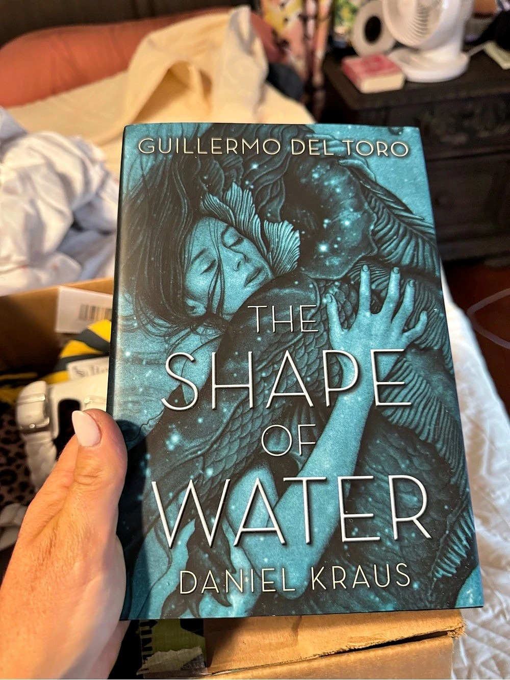 The Shape of Water Novel Book Blue